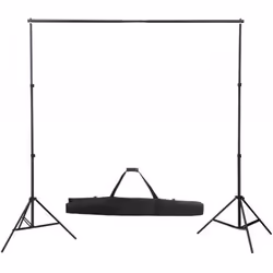 vidaXL Système de toile de fond télescopique 155-300 cm - TU