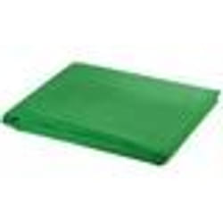 vidaXL Toile de fond coton sans support vert 300x300 cm incrustation - TU