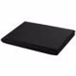 vidaXL Toile de fond coton sans support noir 300x300 cm - TU