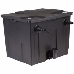Ce filtre de bassin bio est garanti pour nettoyer rapidement l'eau de votre bassin. Il peut gérer un grand débit d'eau. Il pe ...