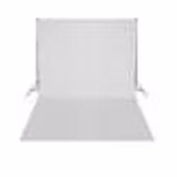 vidaXL Support de fond télescopique et toile de fond blanc 3x5 m - TU