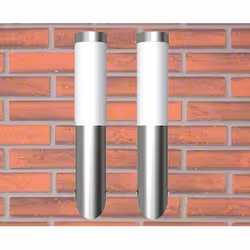 Ces appliques murales sont fabriquées en acier inoxydable et peuvent facilement être fixées à vos murs et à votre clôture. Le ...