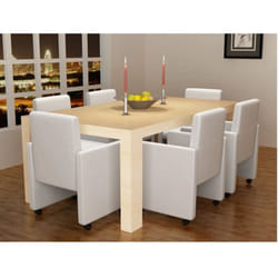 Vidaxl - Chaises à manger lot de 6 blanc similicuir