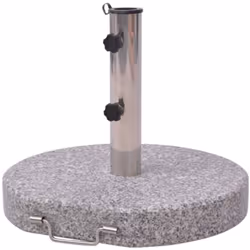 Ce pied de parasol a un poids de 30 kg et convient aux parasols d'un diamètre maximal de 3 mètres. Matériau durable : il est  ...
