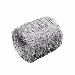 Description générale Ce rouleau de fil barbelé en acier galvanisé de 500 m est idéal pour une utilisation en tant que clôture ...