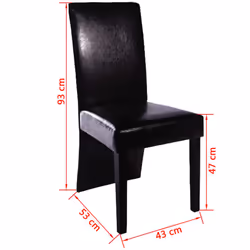 VidaXL 60597 chaise restaurant