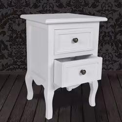 VidaXL 60637 Table de nuit et table de chevet Blanc