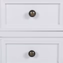VidaXL 60637 Table de nuit et table de chevet Blanc - Vue supplémentaire 5