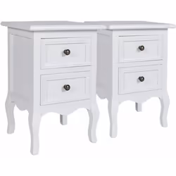 VidaXL 60638, Blanc, 345 mm, 300 mm, 490 mm, 2 pièce(s)