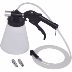 La purge des freins par une seule personne est facilitée grâce à cette pompe à vide de 1 litre à main ! Utilisant une aliment ...