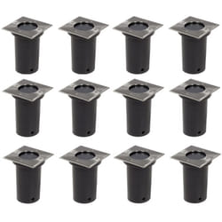 Vidaxl - 12 pcs Lampes encastrables au sol d'extérieur Carré