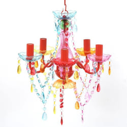 Crystal Light 5 Ampoules Multicolore Vidaxl