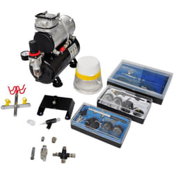 Kit de compresseur d'aérographe avec 3 pistolets