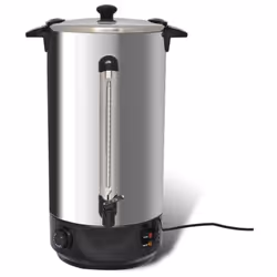Cette bouilloire de 25 litres en acier inoxydable est conçue pour les professionnels de la restauration et convient à une uti ...