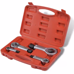 Description générale Ce lot de casse-écrous de 4 pièces est conçu pour les écrous de 9 mm à 27 mm. Idéal pour un usage domest ...