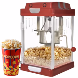 Description générale Cette machine à pop-corn au design stylé sera le hit de toutes les fêtes ! Elle est dotée d'une grande b ...