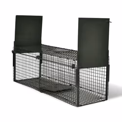 vidaXL Attrape à animaux avec 2 portes