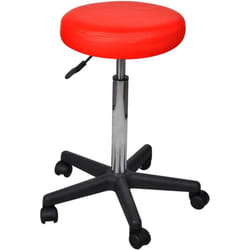 Vidaxl - Tabouret de bureau Rouge