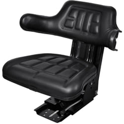 Vidaxl - Siège de tracteur avec suspension Noir