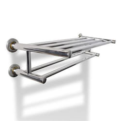VidaXL 140334 porte-serviettes et anneau porte-serviettes Support de serviette Mural Acier inoxydable
