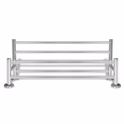 VidaXL 140334 porte-serviettes et anneau porte-serviettes Support de serviette Mural Acier inoxydable - Vue supplémentaire 4