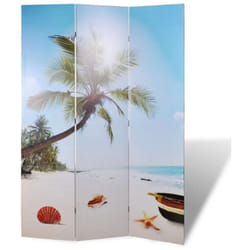 Vidaxl - Cloison de séparation pliable 120 x 170 cm Plage