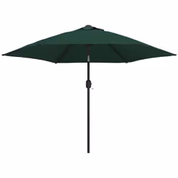 Ce parasol de jardin de haute qualité, fabriqué en polyester protégeant des UV et ne perdant pas ses couleurs, est parfait po ...