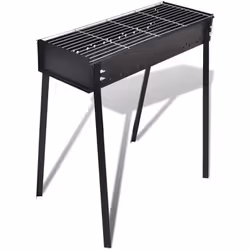 Ce support de barbecue au charbon de bois classique, fabriqué en acier robuste et durable, a une construction de haute qualit ...