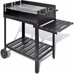 Ce support de barbecue au charbon de bois classique, fabriqué en acier robuste et durable, a une construction de haute qualit ...