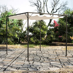 Vidaxl - Chapiteau de jardin avec auvent rétractable