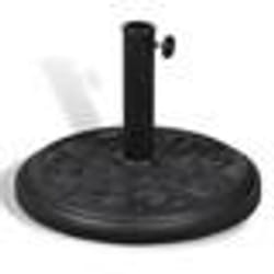 vidaXL Socle de parasol rond Résine - TU