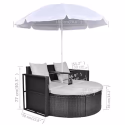 VidaXL 40735 lit d'extérieur - Vue supplémentaire 8