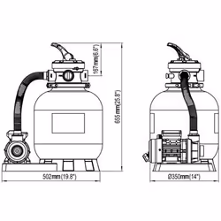 VidaXL 90396 Pompe à filtre de sable - Vue supplémentaire 5