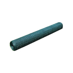 Grillage à poule avec revêtement en PVC 25x0,5 m vert vidaXL