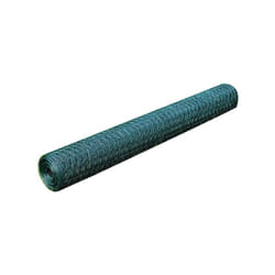 Grillage à poule avec revêtement en PVC 25x0,75 m vert vidaXL