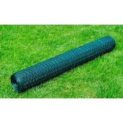 vidaXL Grillage à poule avec revêtement en PVC 25x1 m vert 140414