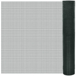 vidaXL Grillage Acier galvanisé et revêtement en PVC 25 x 1 m Vert - TU