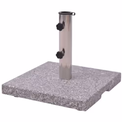 Cette base de parasol solide, d'un poids total de 20 kg, sert parfaitement de base ferme et robuste pour tenir votre parasol  ...