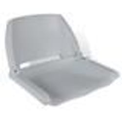 vidaXL Siège pliant de bateau et dossier sans coussin gris 48x51x41 cm - TU