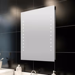 Description générale Ce miroir à LED est conçu pour améliorer l'éclairage de votre salle de bain tout en vous permettant d'éc ...