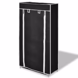 VidaXL 240503 Organisateur pour chaussures Fermé Noir