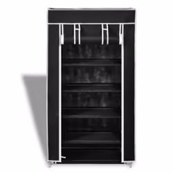 VidaXL 240503 Organisateur pour chaussures Fermé Noir - Vue supplémentaire 6