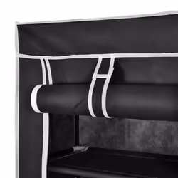 VidaXL 240491 Organisateur pour chaussures Fermé Noir - Vue supplémentaire 5