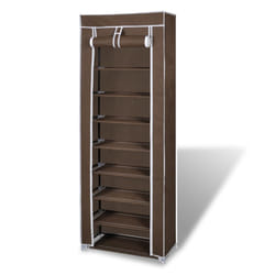VidaXL 240492 Organisateur pour chaussures Fermé Marron