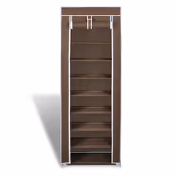 VidaXL 240492 Organisateur pour chaussures Fermé Marron - Vue supplémentaire 4