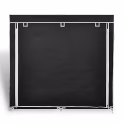 VidaXL 240493 Organisateur pour chaussures Fermé Noir