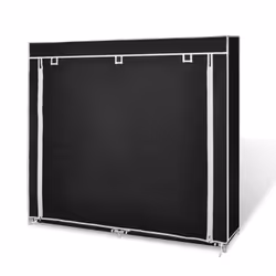 VidaXL 240493 Organisateur pour chaussures Fermé Noir - Vue supplémentaire 4