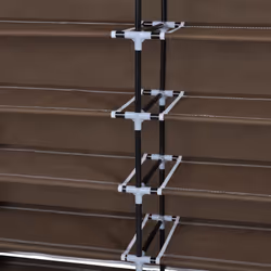 VidaXL 240494 Organisateur pour chaussures Fermé Marron - Vue supplémentaire 6