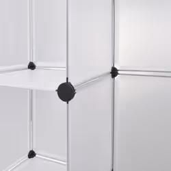 VidaXL 240502 placard et armoire de chambre à coucher 16 étagères Blanc - Vue supplémentaire 5