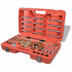 Cet ensemble d'extracteur de moyeu de roue est indispensable pour les professionnels du garage ou de l'atelier. Il est parfai ...